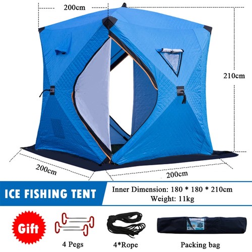 Ice Fishing Tent Portable Ice Fishing Shelter Waterproof & Windproof Winter Tent - Picture 6 of 28