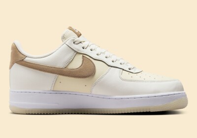 Nike Air Force 1 Low '07 LV8 Coconut Milk Khaki Mens Sports