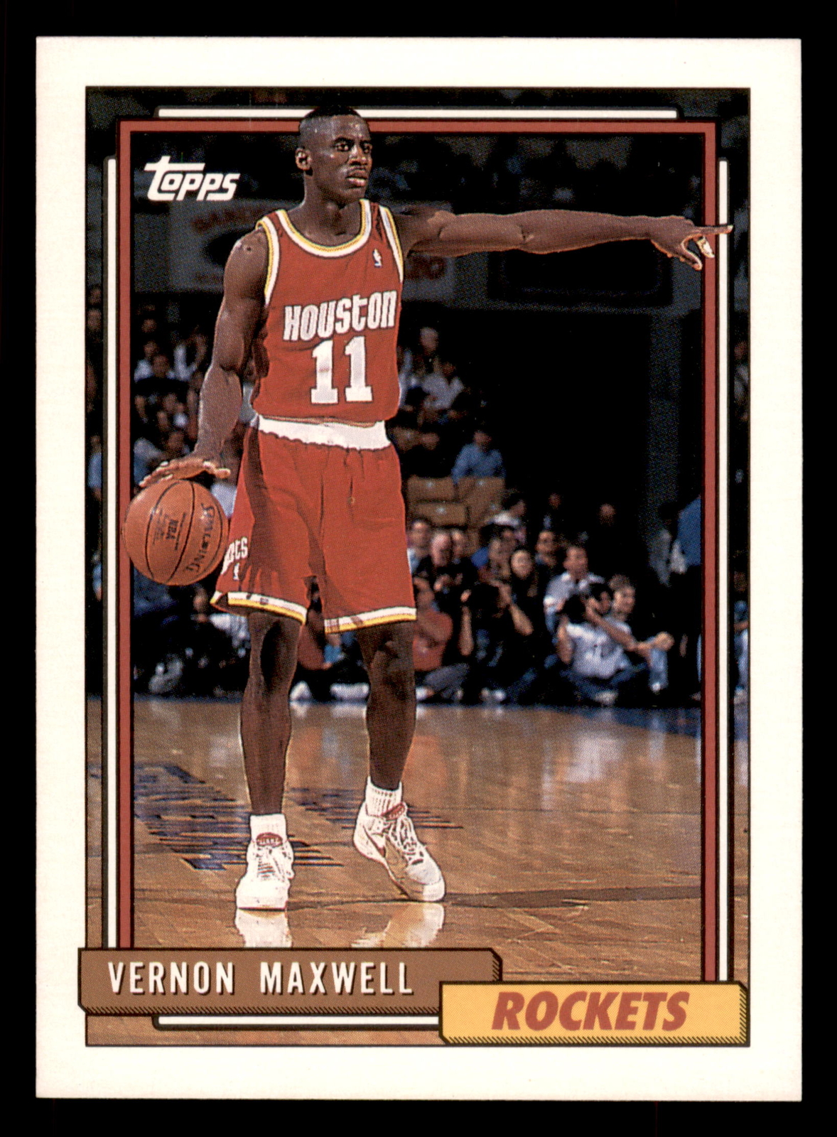 1992 Topps Vernon Maxwell #68 Houston Rockets | eBay