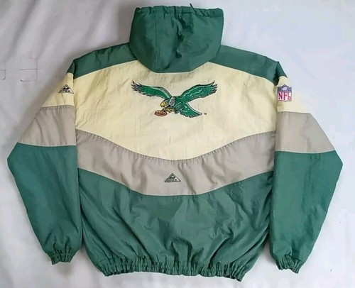 VTG APEX ONE PRO LINE PHILADELPHIA EAGLES FULL ZIPP HOODED WINTER JACKET - Picture 4 of 10