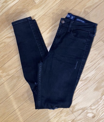 Super Skinny Black Ripped Jeans Juniors 