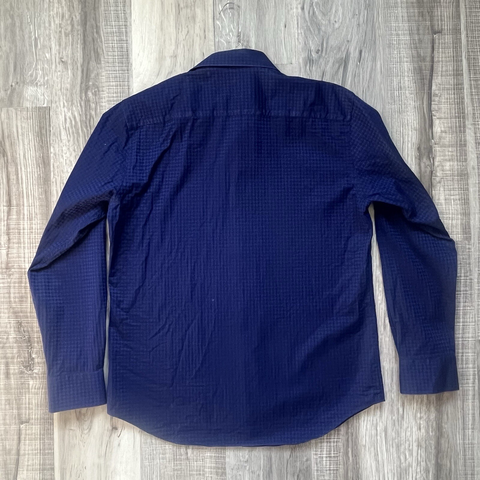 Bugatchi Men's Large Collared Button Shaped Fit N… - image 3