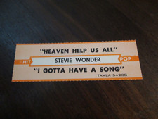 Stevie Wonder - Heaven Help Us All            Orig  Jukebox Strip
