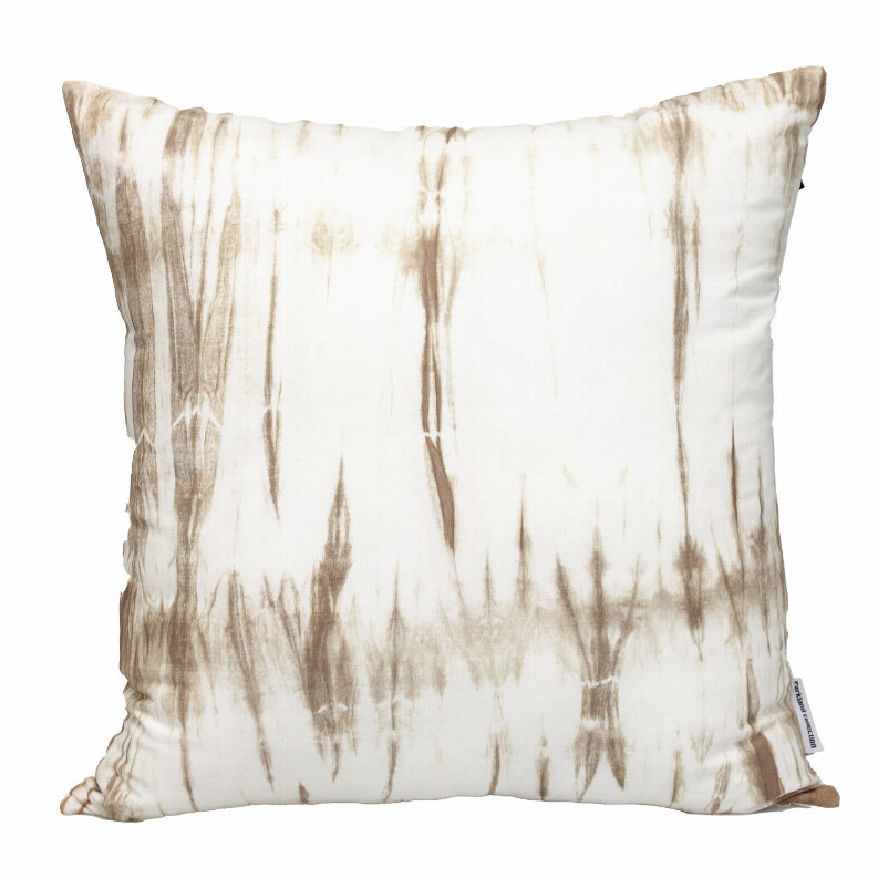 Квадратная подушка в полоску Parkland Collection Transitional Белая 20 x 20