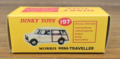 DINKY TOYS 197 MORRIS MINI-TRAVELLER ATLAS GROUP 2013 - BOXED MINT