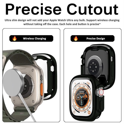Etui na Apple Watch Ultra 2 49mm TPU Miękka silikonowa osłona ekranu - Wielka Brytania - Zdjęcie 4 z 18