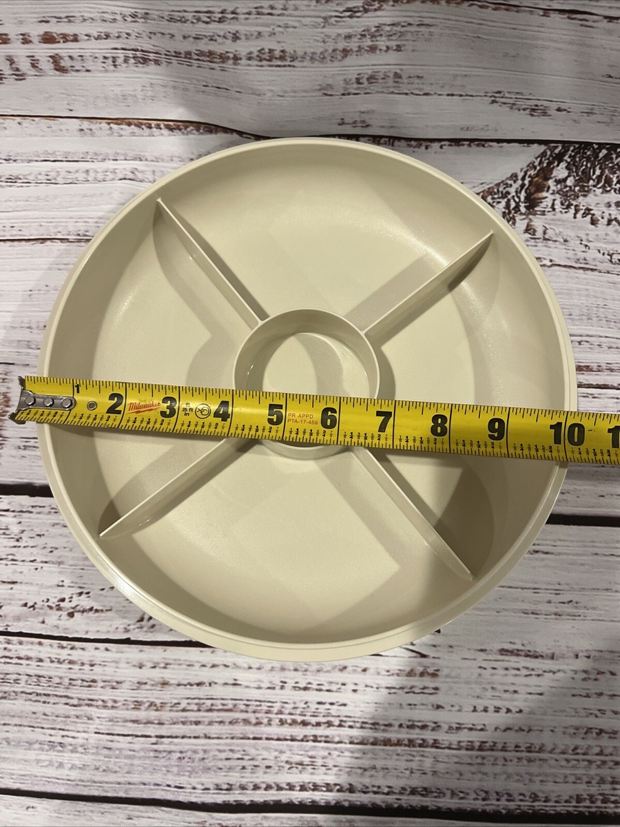 Plat apéritif compartimenté vintage en verre - KFH La Maison