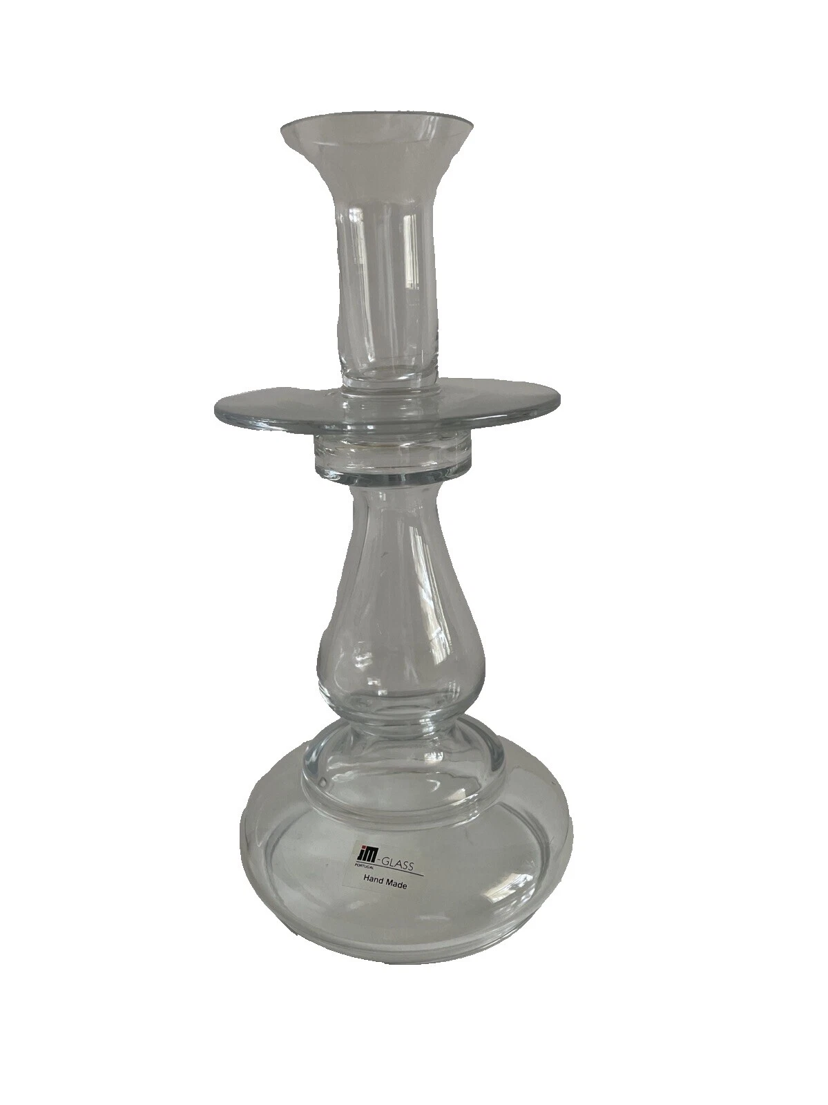 Glass Art Nouveau Candelabros Vela