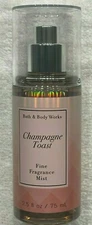 NEW Bath and Body Works Champagne Toast 2.5oz Fine Fragrance Mist Mini Spray 