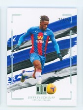 2020-21 Jeffrey Schlupp Panini Impeccable Silver Crystal Palace Card 20/25