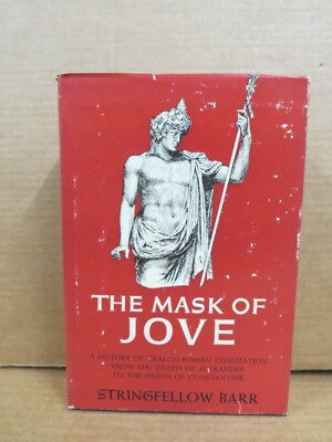 The Mask of Jove Stringfellow Barr HCDJ First Edition 1966 Greco-Roman History