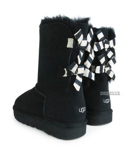 ugg bailey bow black womens