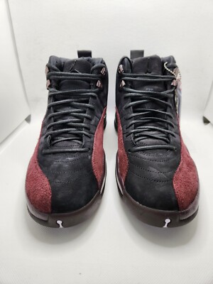 Sz M 9.5/W 11- Jordan 12 Retro x A Ma Maniere Black | eBay