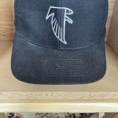 Vintage Atlanta Falcons Logo 7 Snapback Hat Black Embroidered Logo RARE Cap - Picture 4 of 16