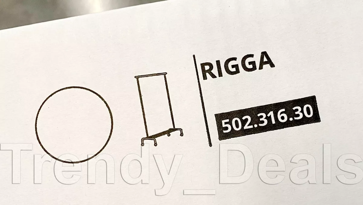 RIGGA White Clothes Rack - Popular & Practical - IKEA