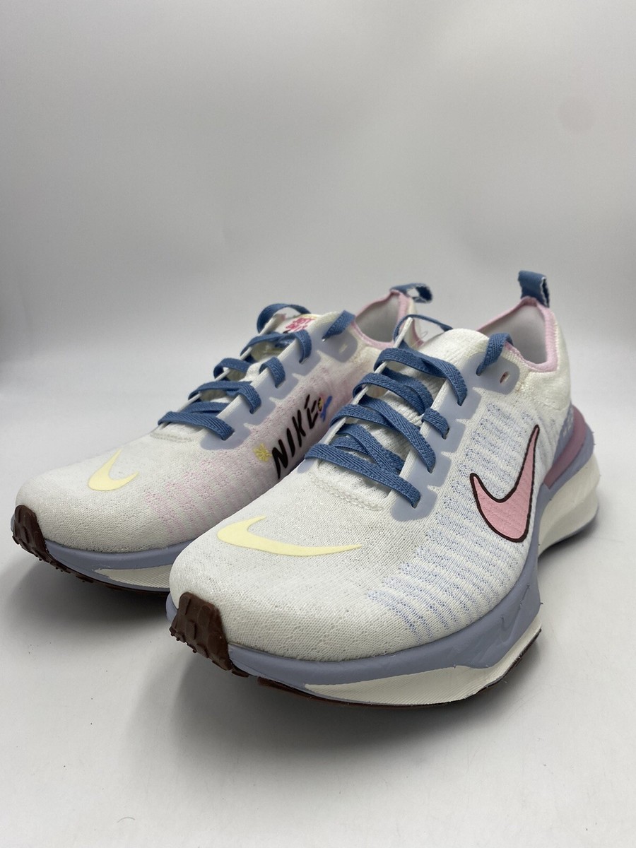 Size 9.5 - Nike ZoomX Invincible 3 Blue Whisper Soft Pink W for