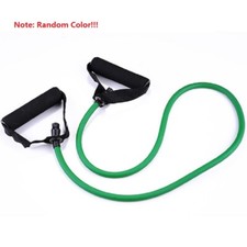 1pc Green Exercise Latex Resistance Band Home-based  Training Band 120cm/3.9ft