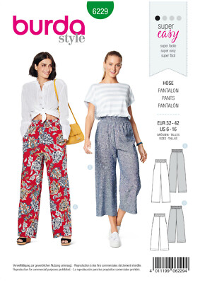 burda style Nr. 6229 Hose Gr. 32 - 42