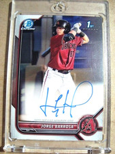 2022 Jorge Barrosa 1st Bowman Chrome Rookie Autograph RC MINT 🔥🔥🔥