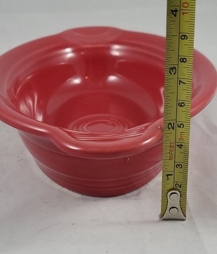 Lot of 2 Fiesta Homer Laughlin China HLC Cinnabar Individual Oval Casseroles 9" - Picture 10 of 10