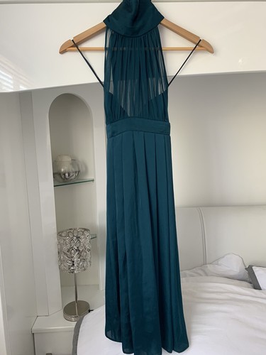 Teal Halterneck Swing Dress, Size 12 