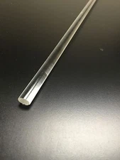 Clear Acrylic Rod 3/8" x 18" (1 Pack) Plexiglass Lucite (0.375" dia.)