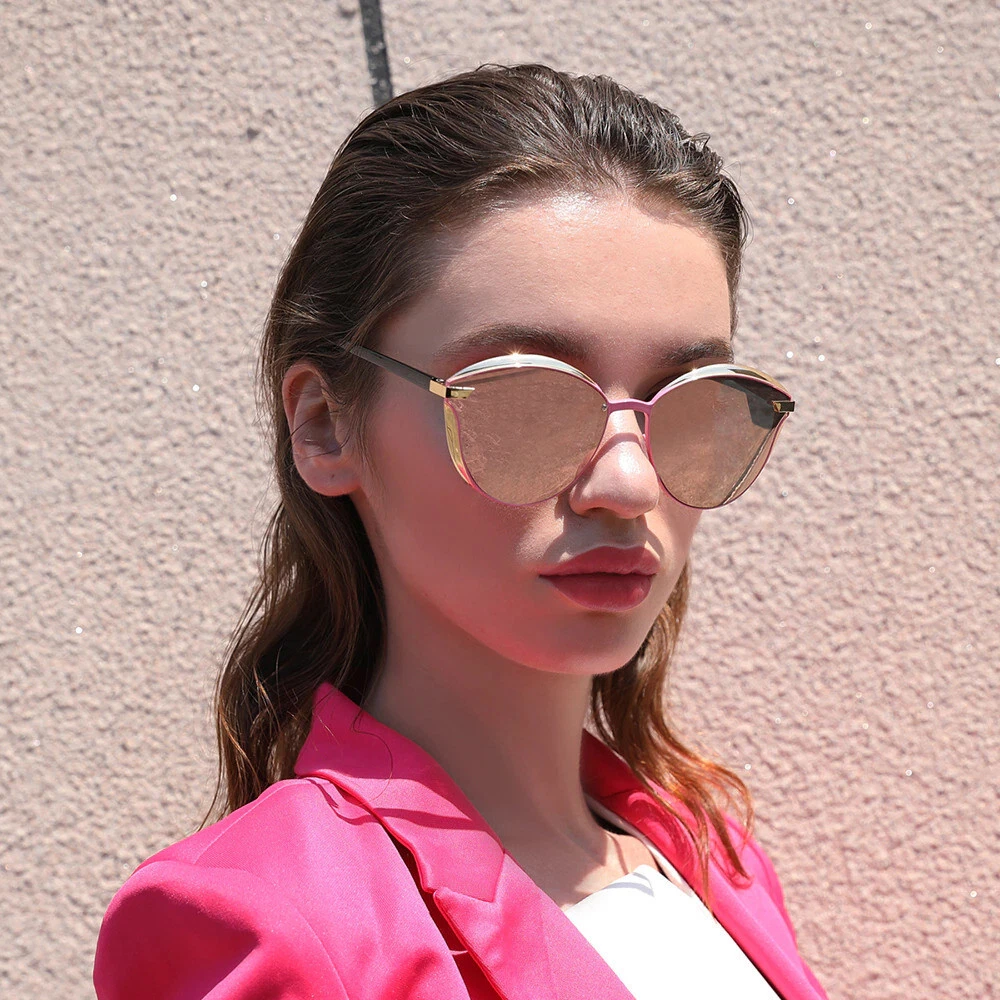 BARCUR Luxury Fashion Polarized Round Women Sun Glassess Lunette