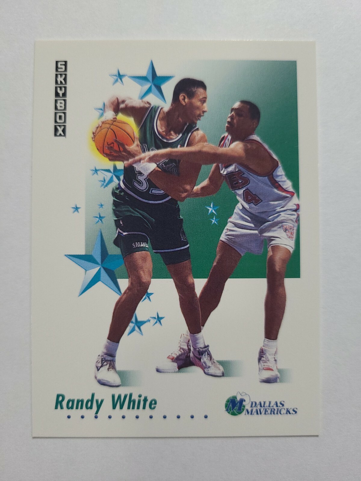 RANDY WHITE 1991-92 SKYBOX BASKETBALL CARD # 491 E5761