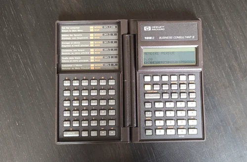 HP 19 B II 19BII Business Consultant Financial Calculator Hewlett Packard 1986