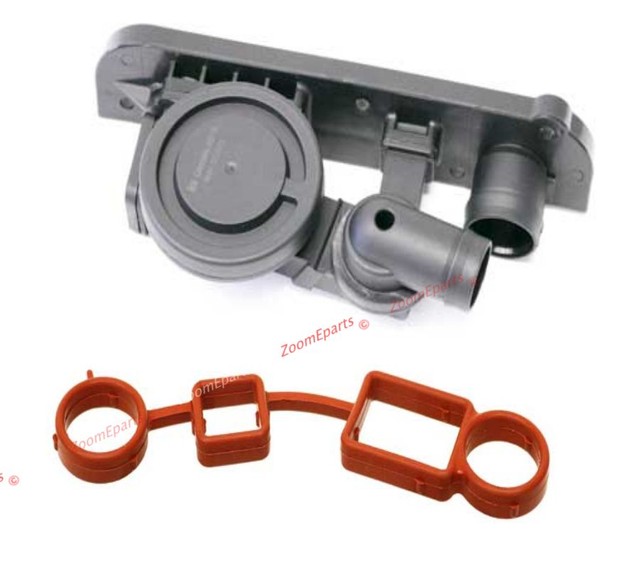 VW Audi Crankcase Vent Valve pcv with Gasket Febi/Elring 06F129101R new ...