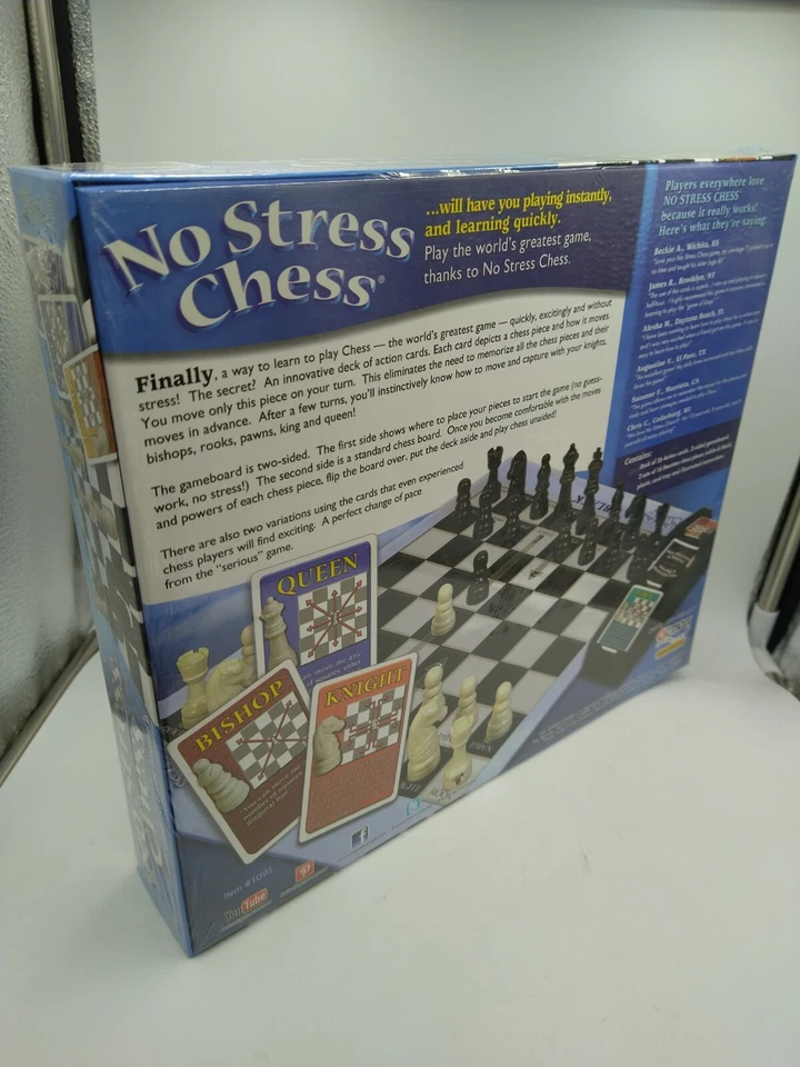 No Stress Chess Game New Sealed Winning Moves 2010 Teaches Chess - Image 2 of 2