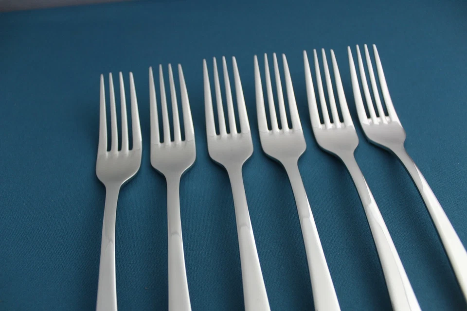 6 Ужин вилки Villeroy & Boch канцлер глянцевый 18/10 Индонезии новый 8 1/8" - Изображение 3 из 4