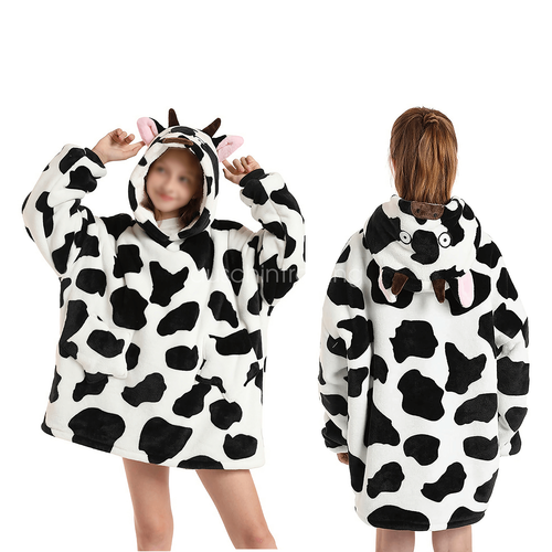 Flannel Hoodie Blanket: Snuggle Up in Soft Comfort - Picture 13 of 25