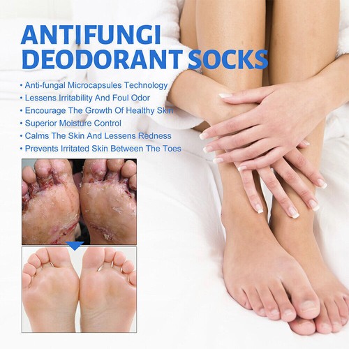 2025 Anti Fungal Microcapsule Socks Treatment Toenail Therapy Sock Foot Care UK- - Picture 12 of 13