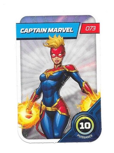 Carte Leclerc 2023 - Défie tes héros - 073 - Captain Marvel - Picture 1 of 2