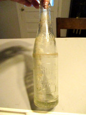 BIGBEE Beverages 8 3/4 floz clear bottle Columbus Miss. #662