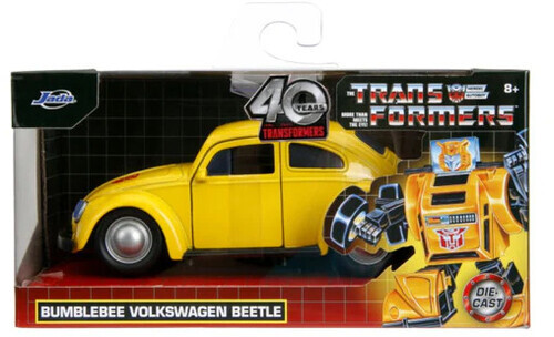 Jada Toys - 1:32 Hollywood Rides - G1 Transformers - VW Beetle Bumblebee [Used V - Picture 5 of 5