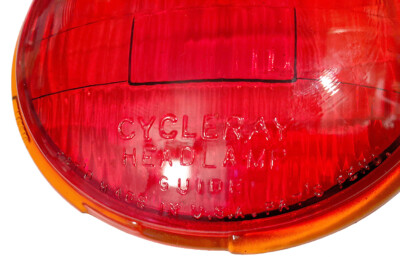Red LENS for CycleRay Springer Headlight 1935 - 1957 Harley