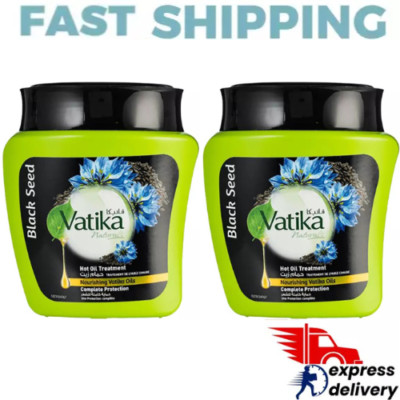 2X Vatika Hot Oil Treatment Hair Mask black seed Nourishing Vatika Oil 500g