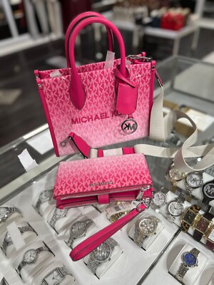 Michael Kors Mirella Small Crossbody Shoulder Tote Purse