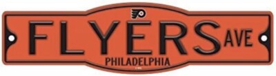 Philadelphia Flyers 4'' x 17'' Plastic Street Sign NHL