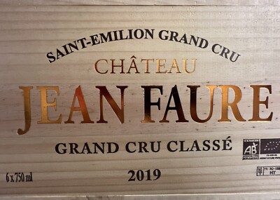 6 Fl. Chateau Jean Faure Grand Cru Clase 2019 in ungeöffneter Originalholzkiste