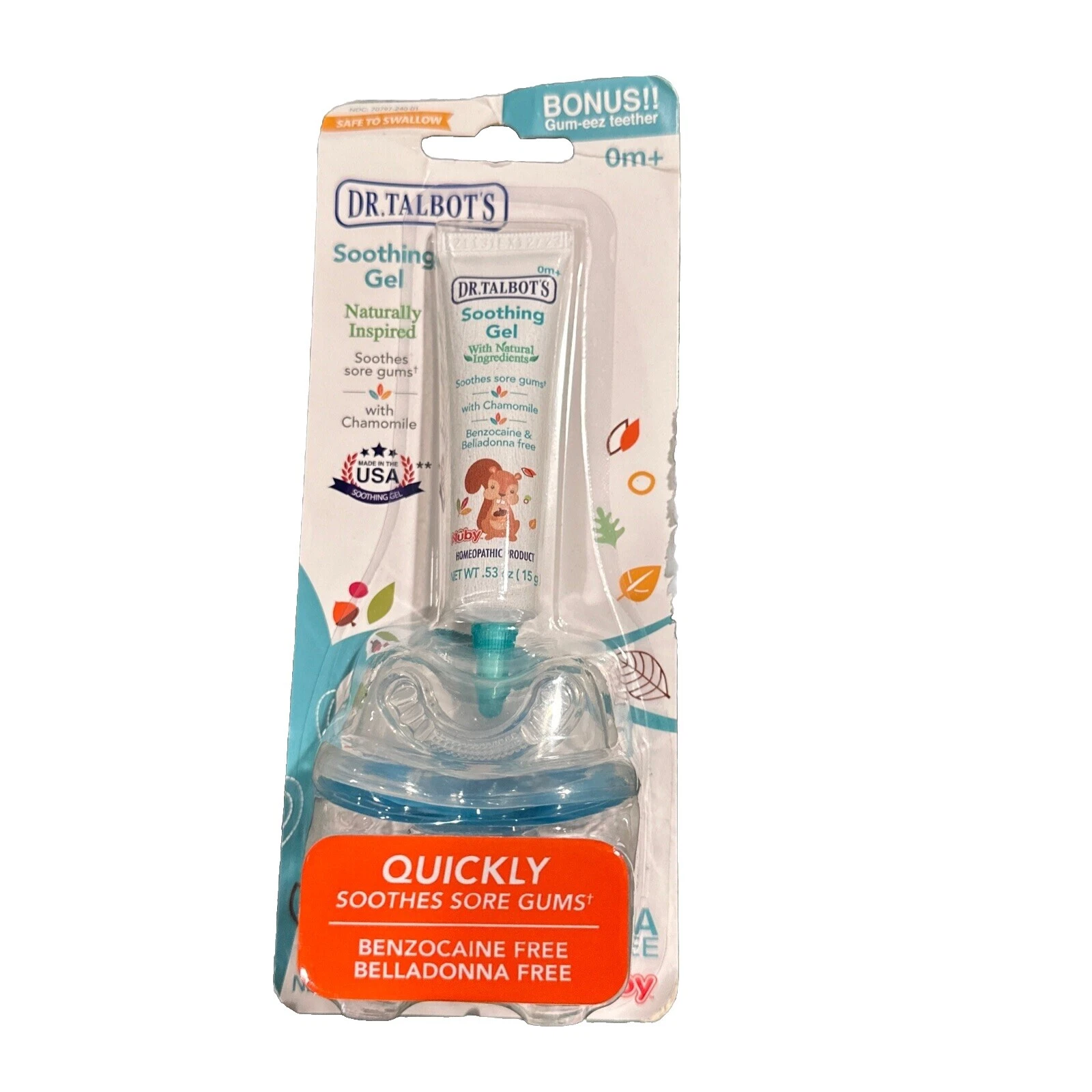 0 Months Teething Gel Baby Teethers