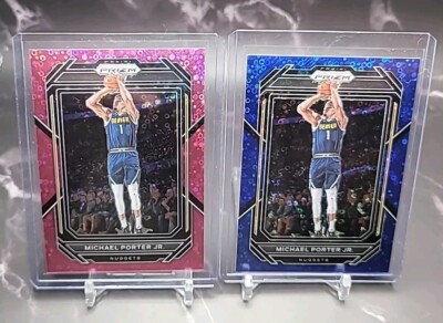 2022-23 Panini Prizm Michael Porter Jr Lot Pink /50 & Blue
