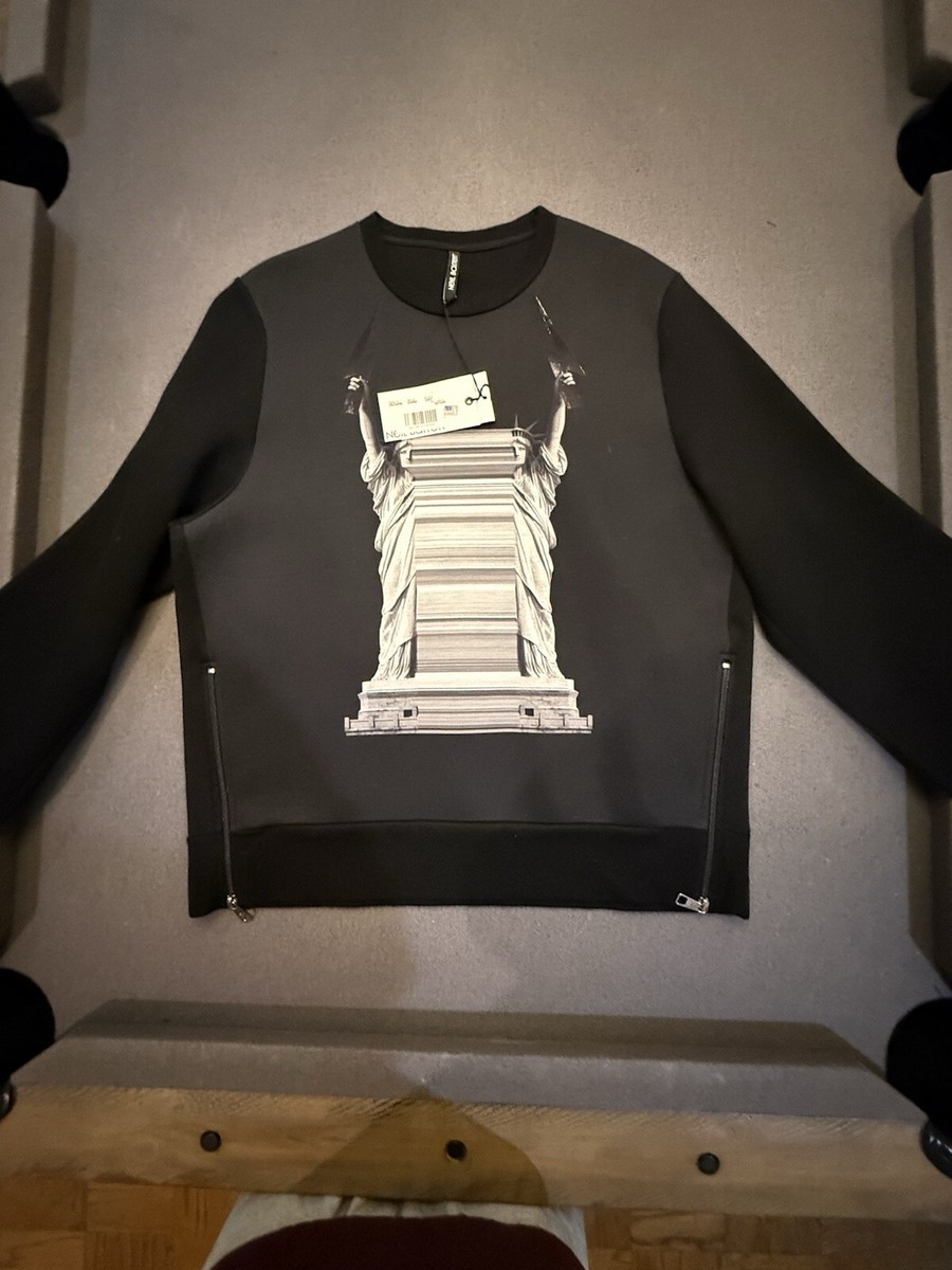 Neil Barret Men's Sweatshirt Statue Of Liberty Medium | eBay