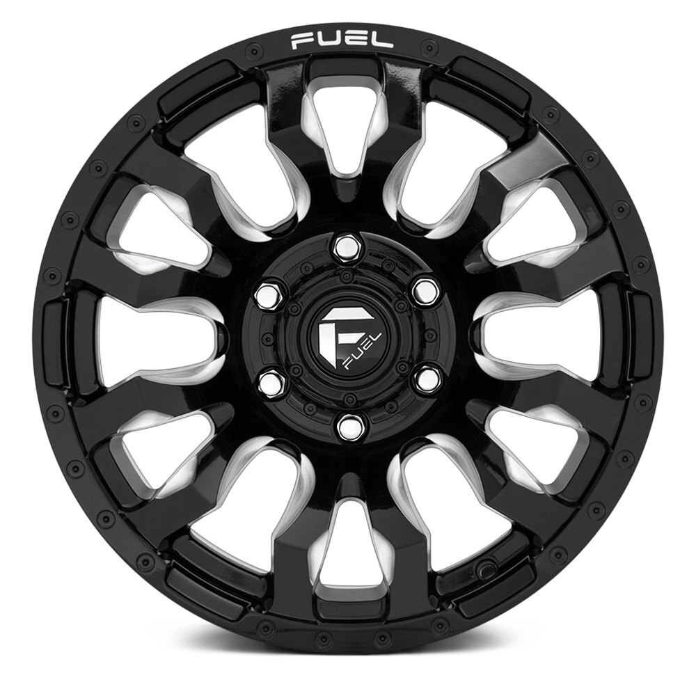 4+17x9+Fuel+Blitz+Gloss+Black+Milled+8x170+D67317901745 for sale online