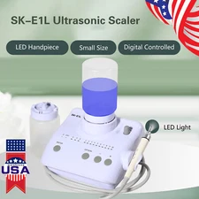 LED Dental Ultrasonic Scaler Piezo Handpiece Automatic Water Bottles+2 Bottle