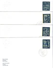 CANADA Scott FDC # 629-32 (4FDCS) "KEEP FIT" SUMMER SPORTS