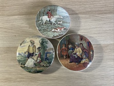 3 viktorianische Topfdeckel. Verstecken, Meister der Hunde & andere. Ansehen!