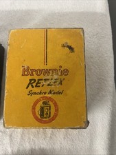 Brownie Reflex Synchro Model Kodak Camera with Strap, original box